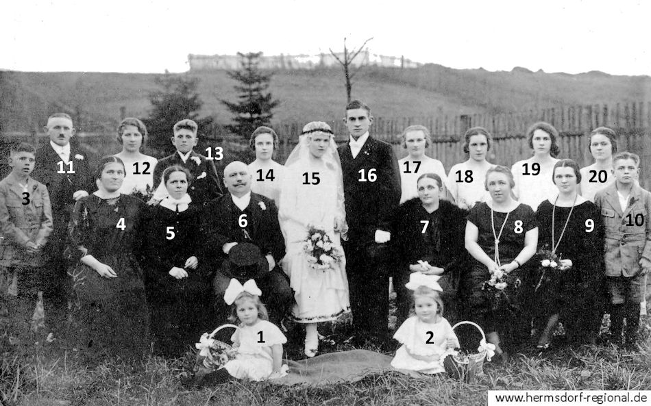 31.10.1925 oder 1928 Hochzeit Elisabeth geb. Koppe & Willy Körner
